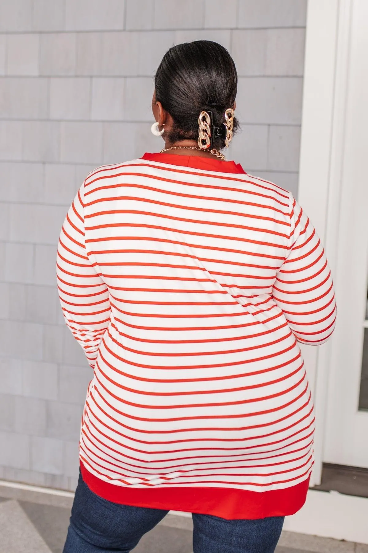 Hazel Blues® | Have You Heard Cardigan in Red