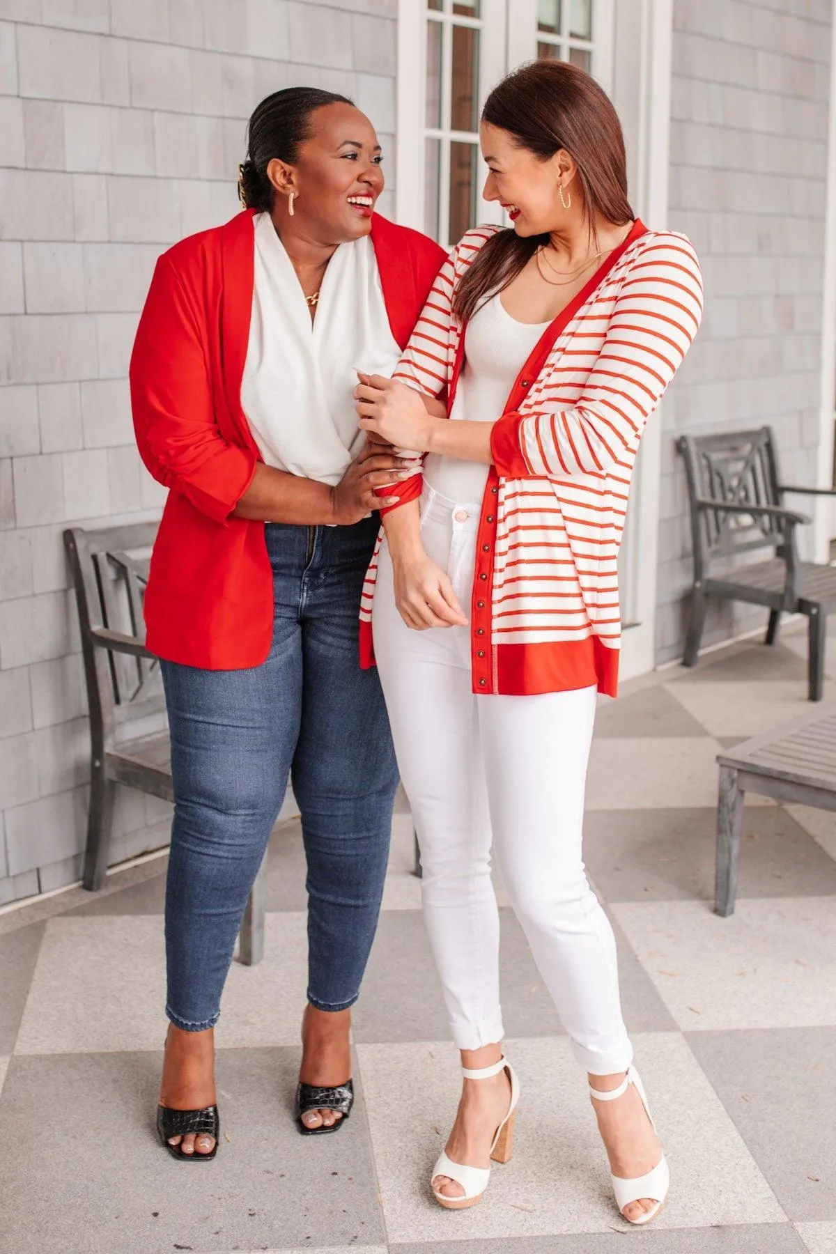 Hazel Blues® | Have You Heard Cardigan in Red