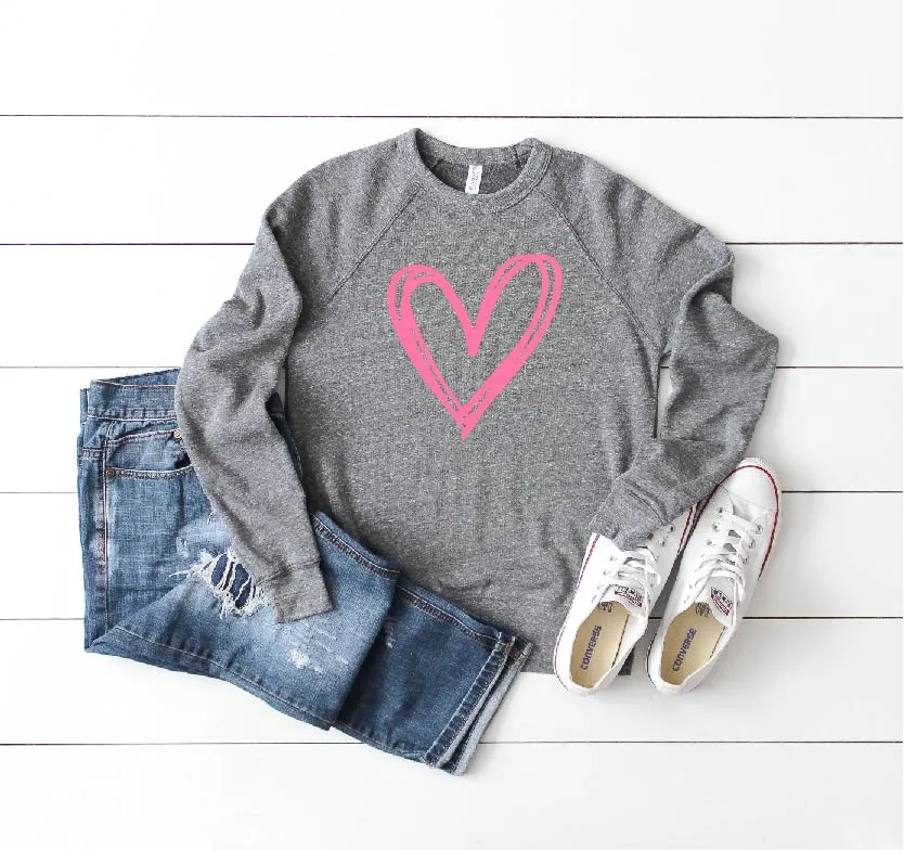 Heart Sweatshirt | Unisex Sweatshirt