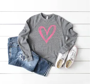Heart Sweatshirt | Unisex Sweatshirt