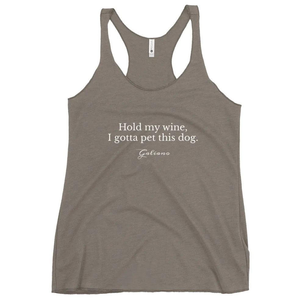 Hold My Wine Womens Tank Top