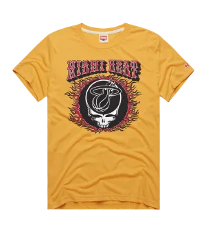 Homage Miami HEAT Grateful Dead Skull Tee