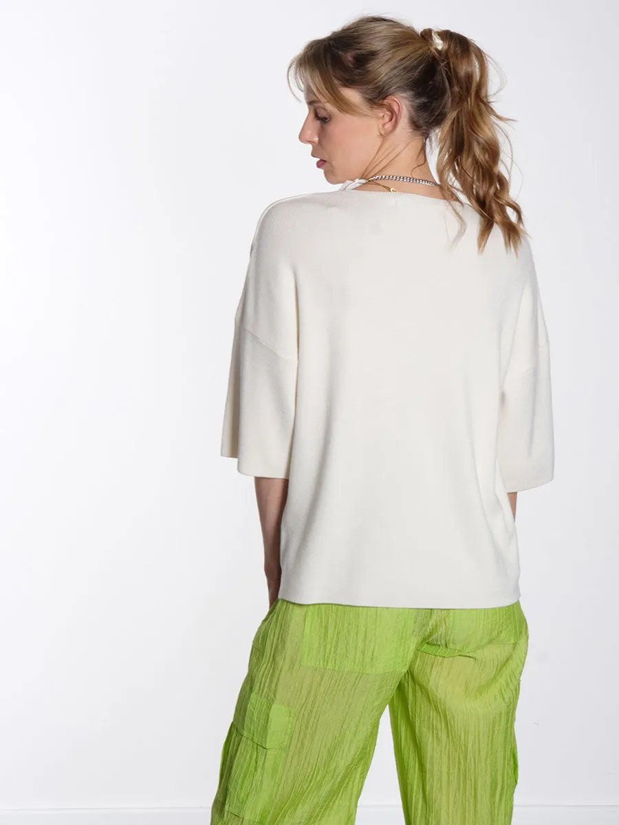 Idunn Knitted Top - Off White