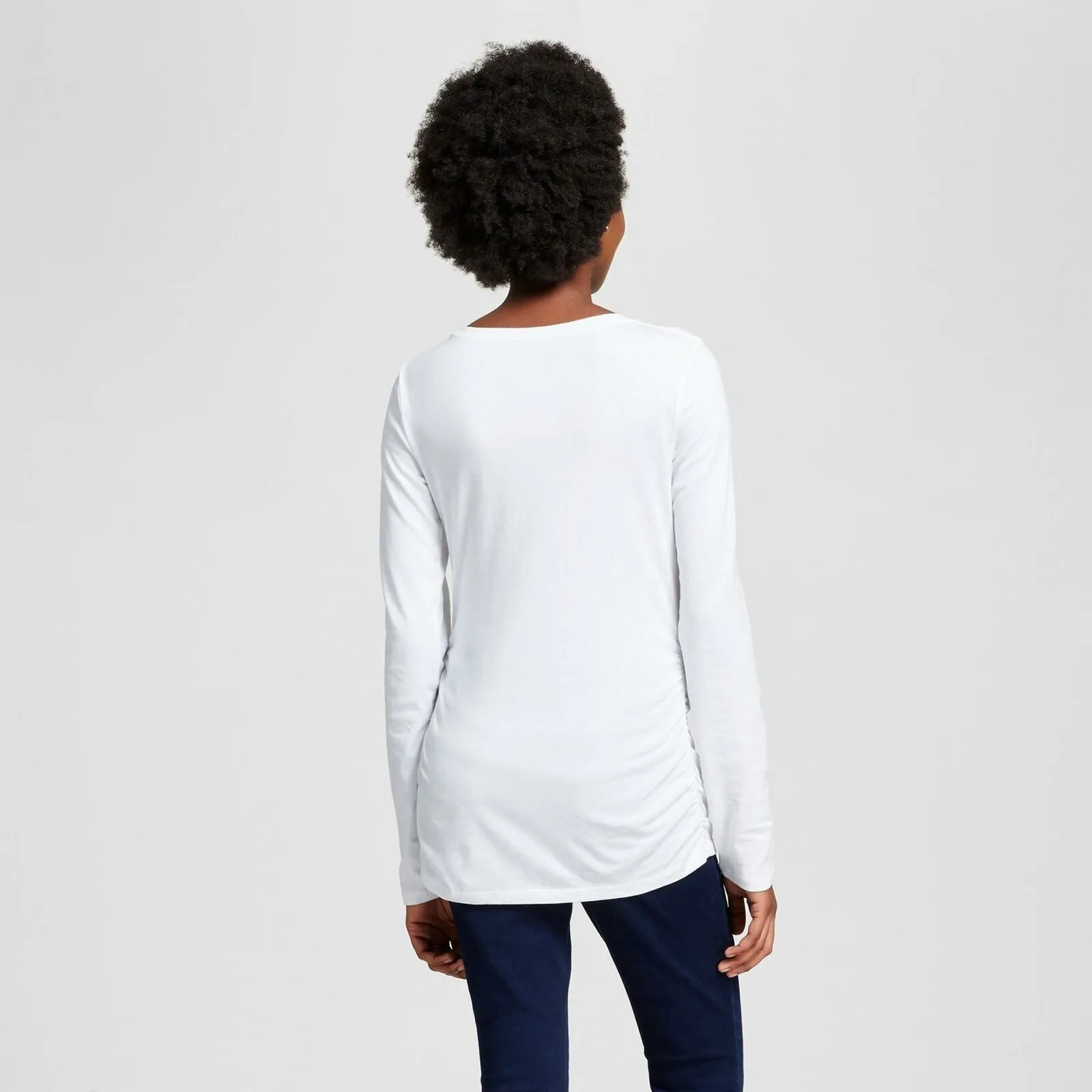 Isabel Maternity by Ingrid & Isabel Long Sleeve Shirred T-Shirt