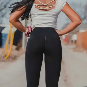 Jacked Life Scrunch Leggings - Black (Women's)