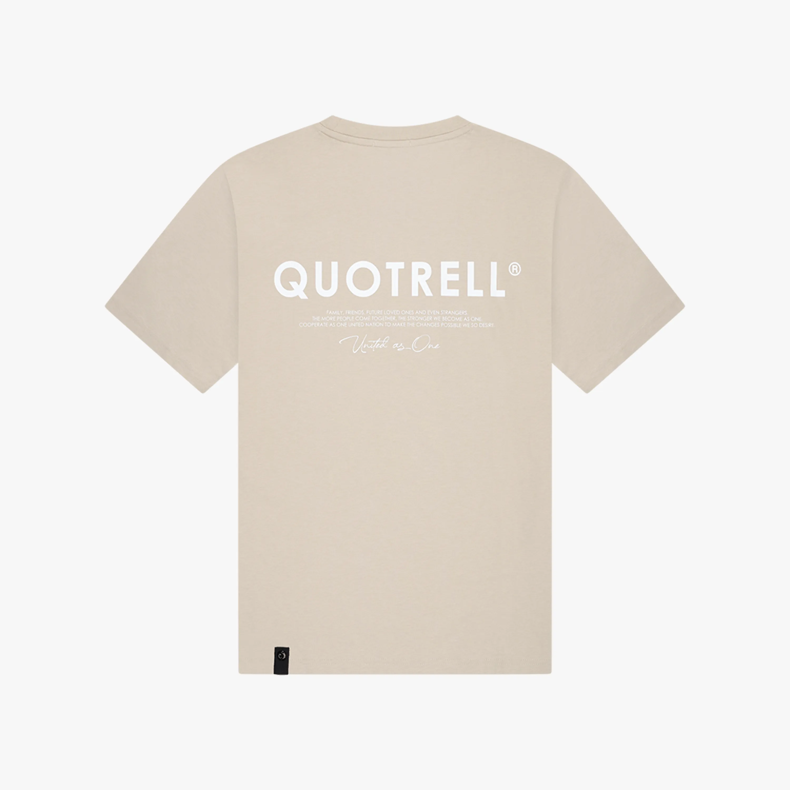 JAIPUR T-SHIRT | BEIGE/WHITE