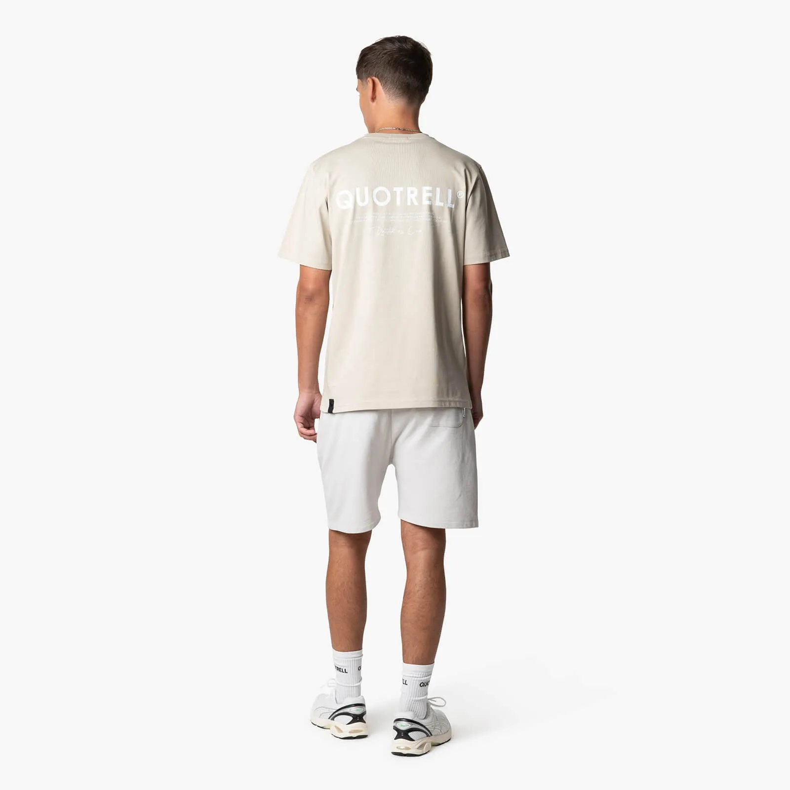 JAIPUR T-SHIRT | BEIGE/WHITE