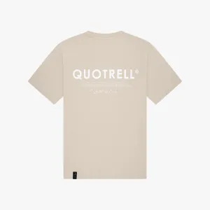 JAIPUR T-SHIRT | BEIGE/WHITE