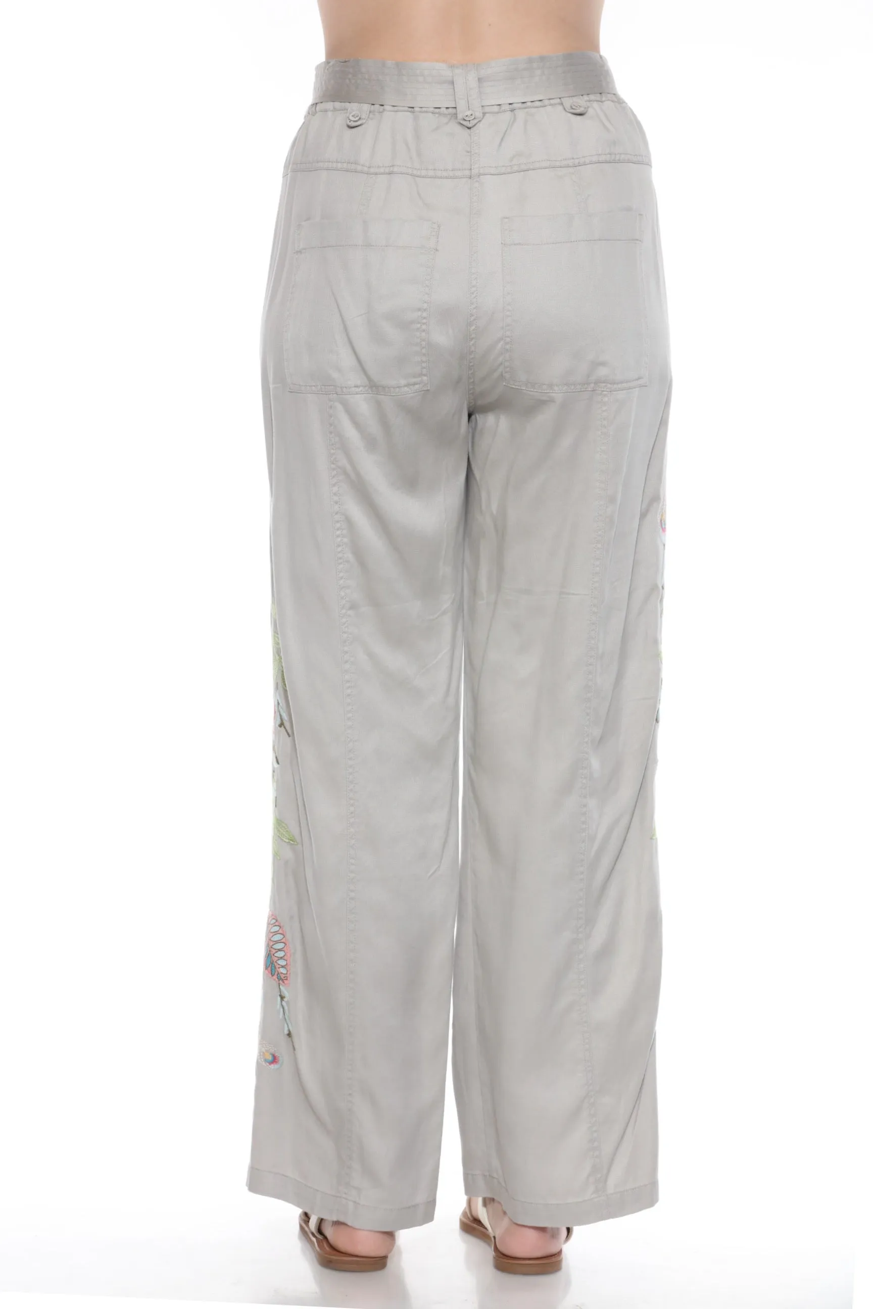 Johnny Was Workshop Emika Belted Wide Leg Pants W61124 *