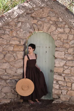 Juliette Dress In Coco Linen
