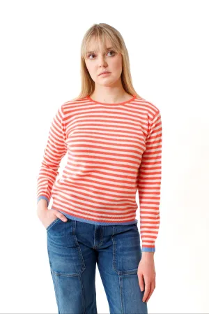 Jumper 1234 Tipped Little Stripe Crew