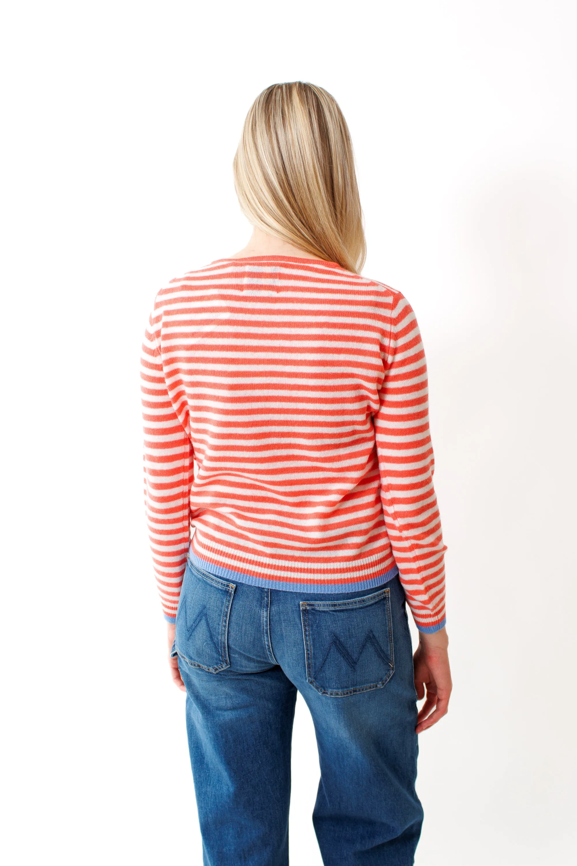 Jumper 1234 Tipped Little Stripe Crew