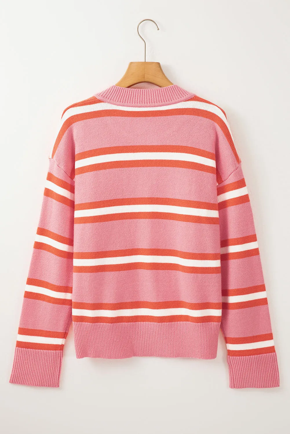 KaleaBoutique Drop Shoulder Buttons Cardigan Sweater