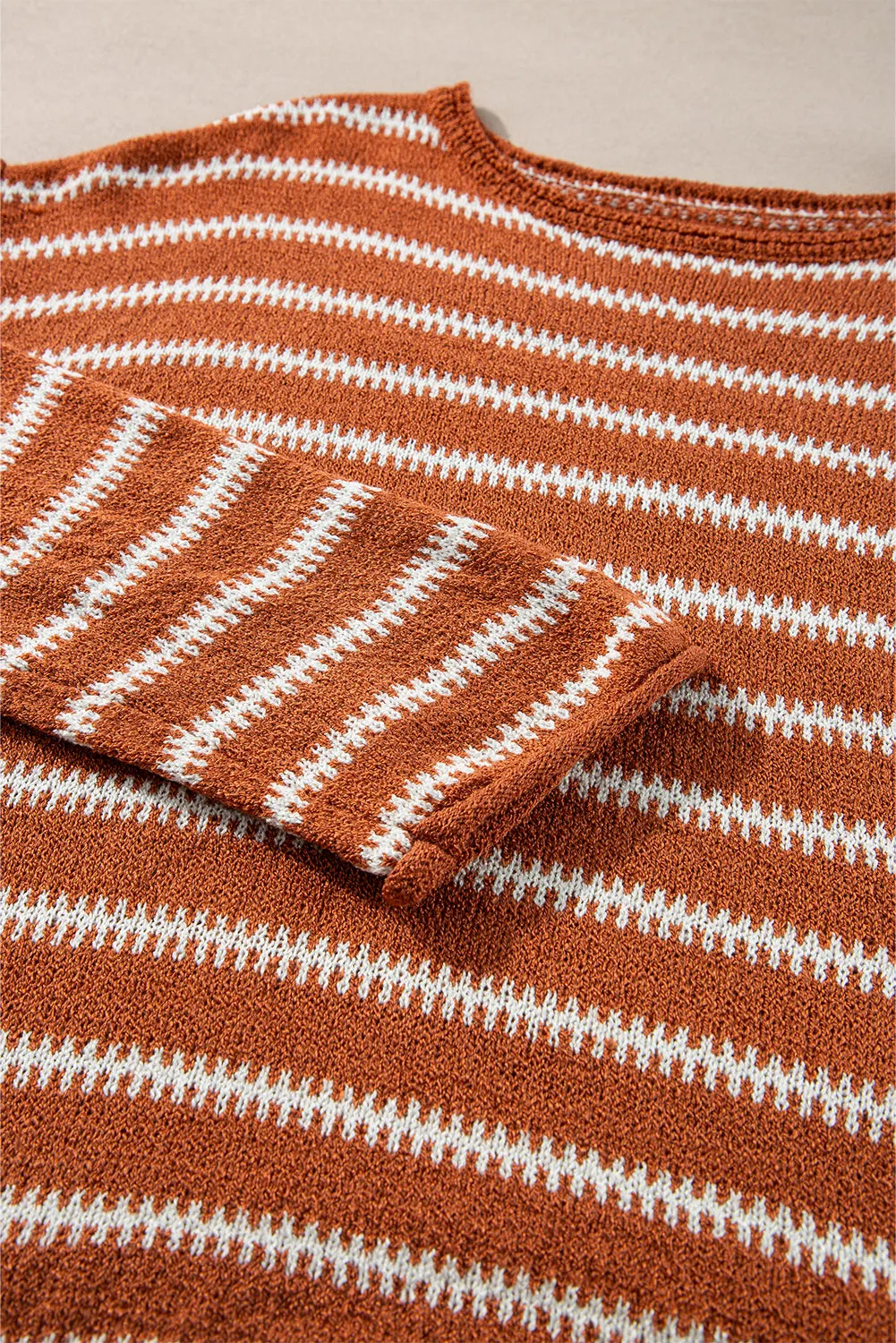 KaleaBoutique Stylish Drop-Shoulder Sweater