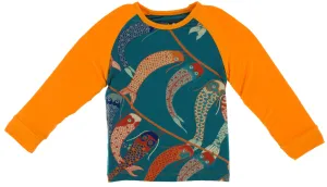 KicKee Pants Oasis Koinobori Fitted Raglan Tee