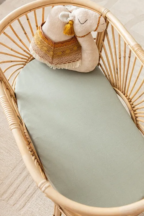 Kiin Organic Bamboo Cotton Change Pad & Bassinet Sheet - Sage