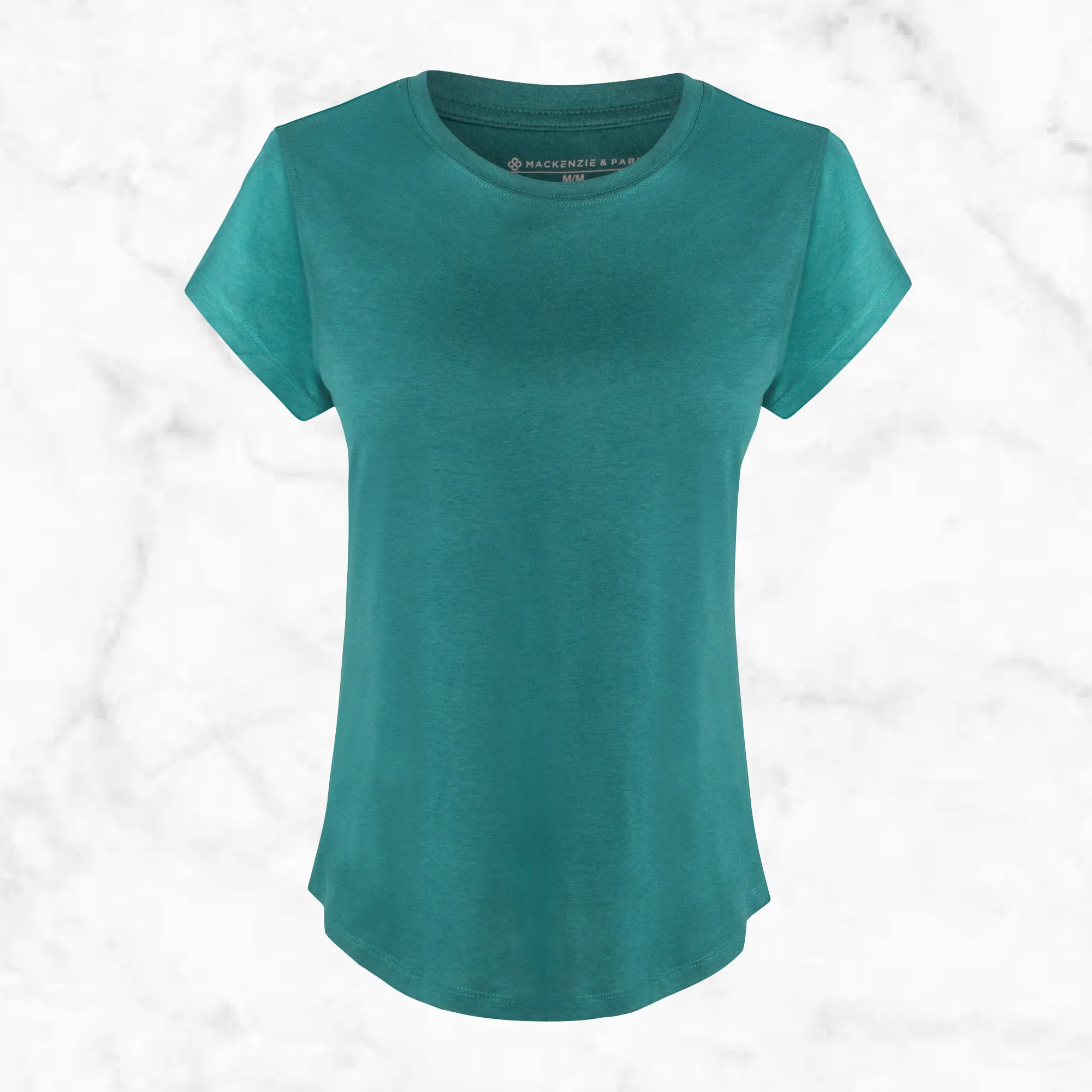 Ladies Short Sleeve Jersey Crew Neck