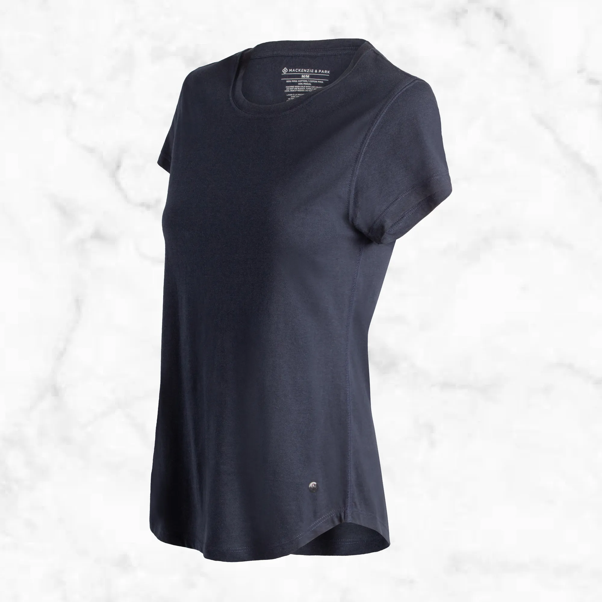 Ladies Short Sleeve Jersey Crew Neck