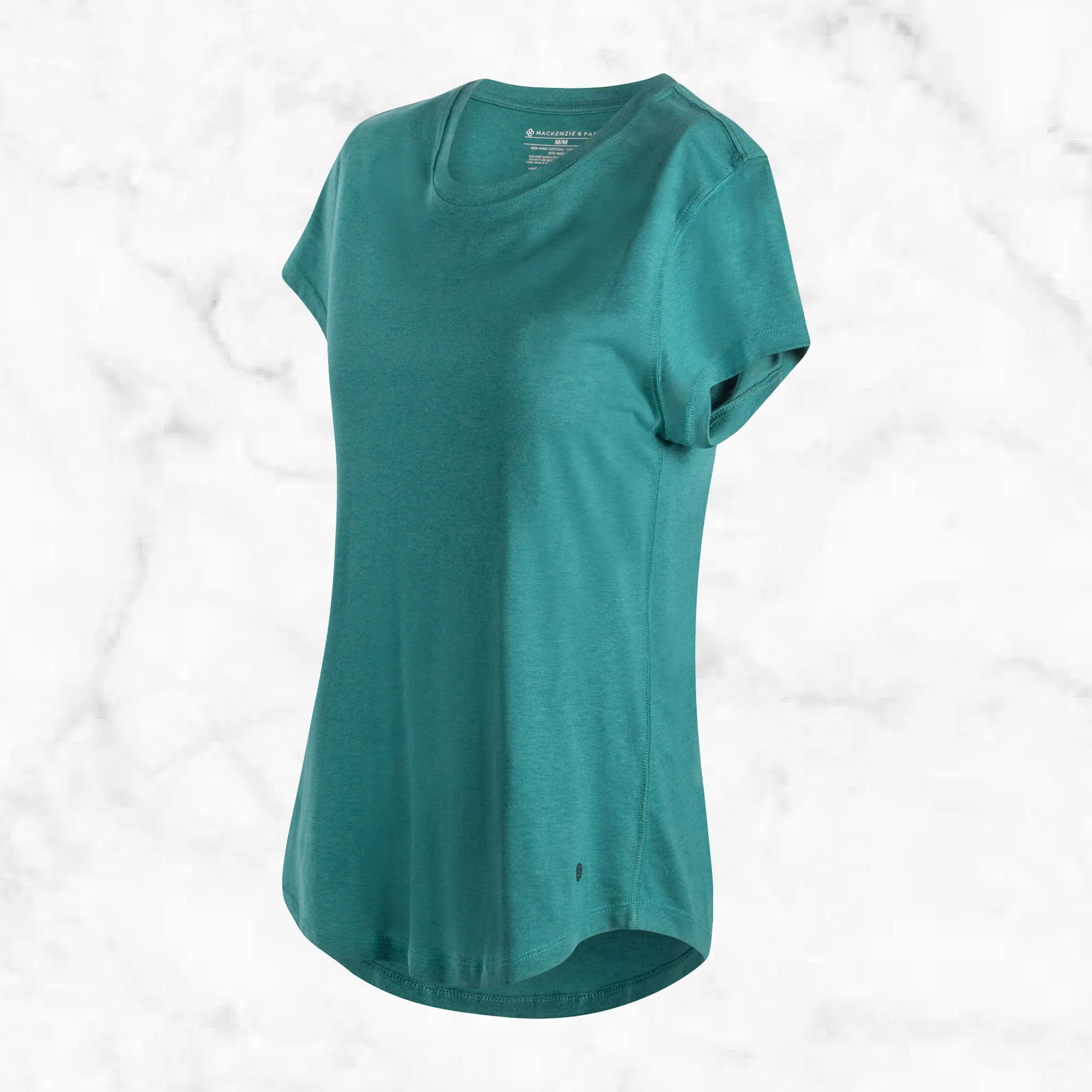 Ladies Short Sleeve Jersey Crew Neck