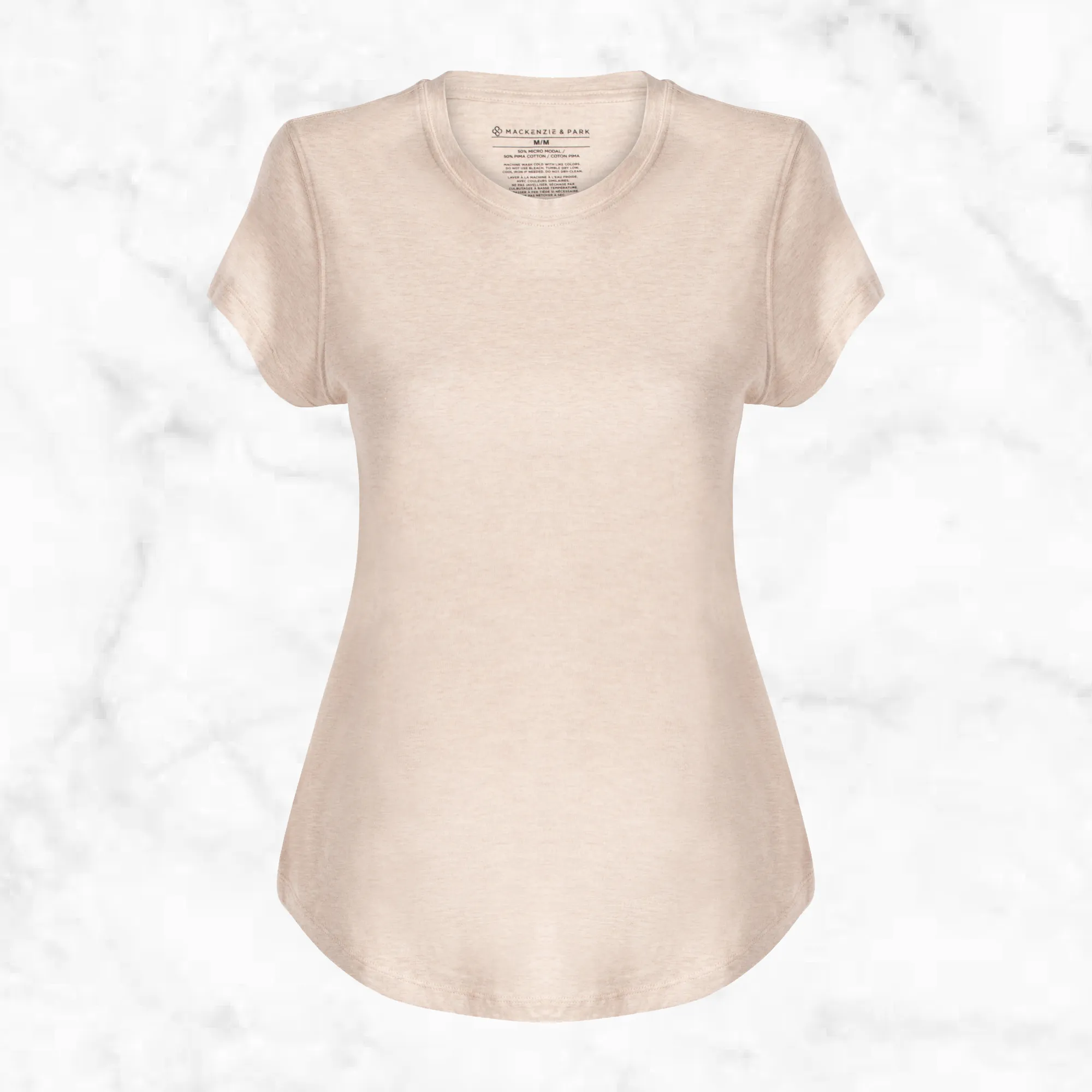 Ladies Short Sleeve Jersey Crew Neck