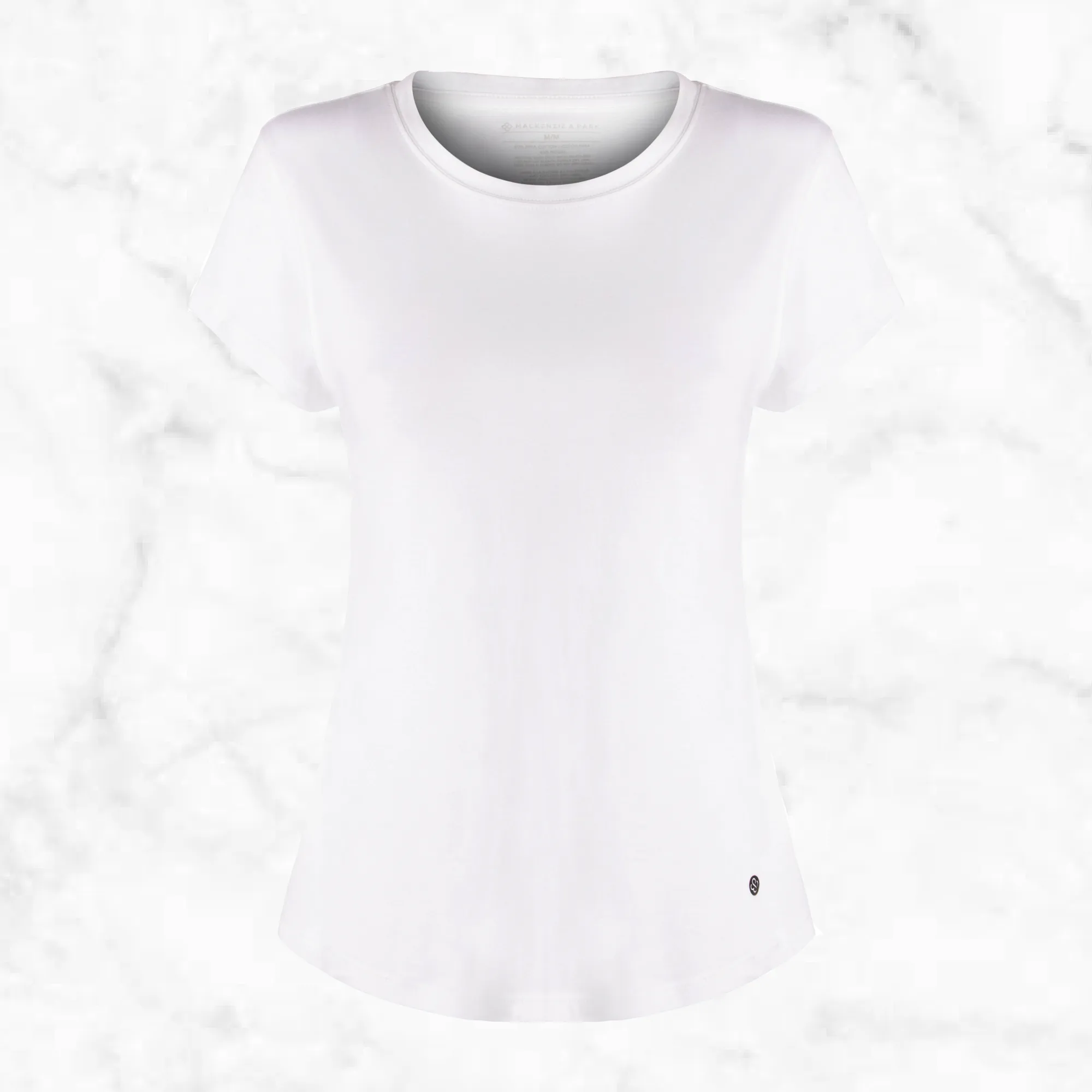 Ladies Short Sleeve Jersey Crew Neck