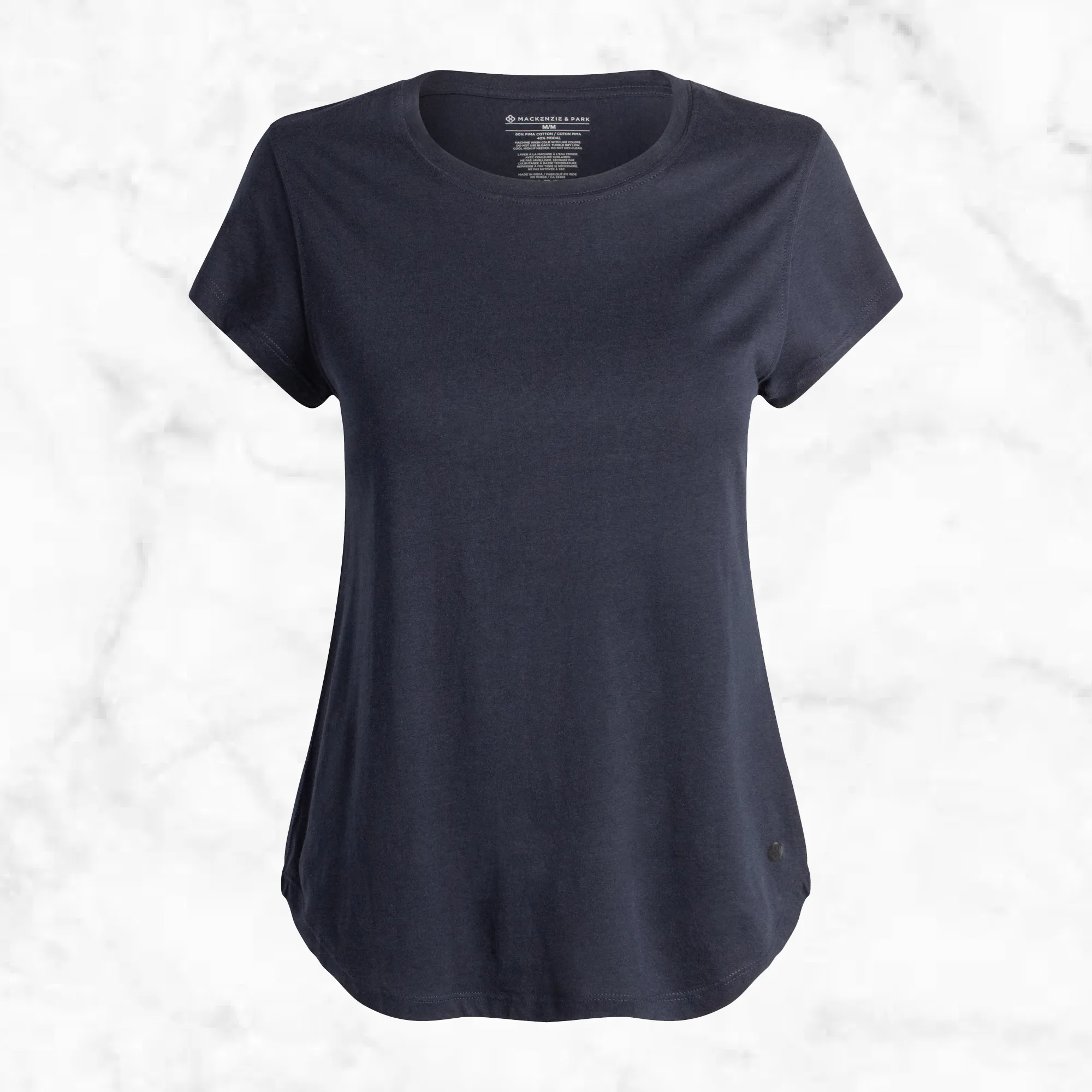 Ladies Short Sleeve Jersey Crew Neck