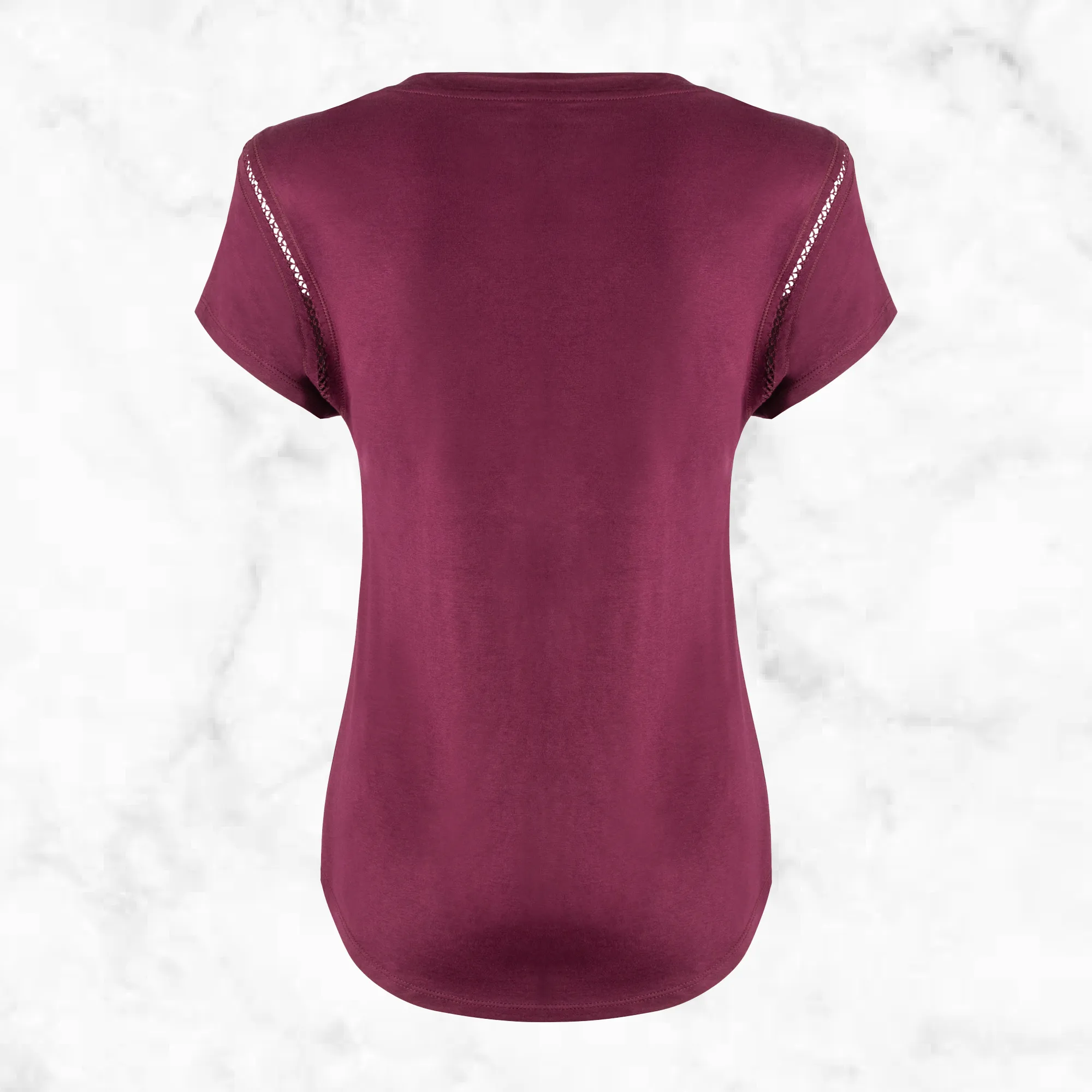 Ladies Short Sleeve Jersey V-Neck