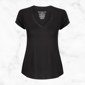 Ladies Short Sleeve Jersey V-Neck
