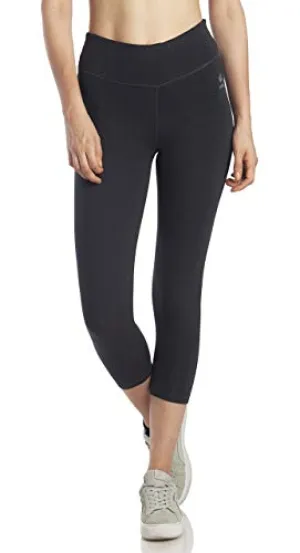 Lavos Women's Anti Microbial Bamboo and Cotton Yoga Capris/Yoga Tights/Gym Tights Capri/Sports Fitness Capri/Active wear