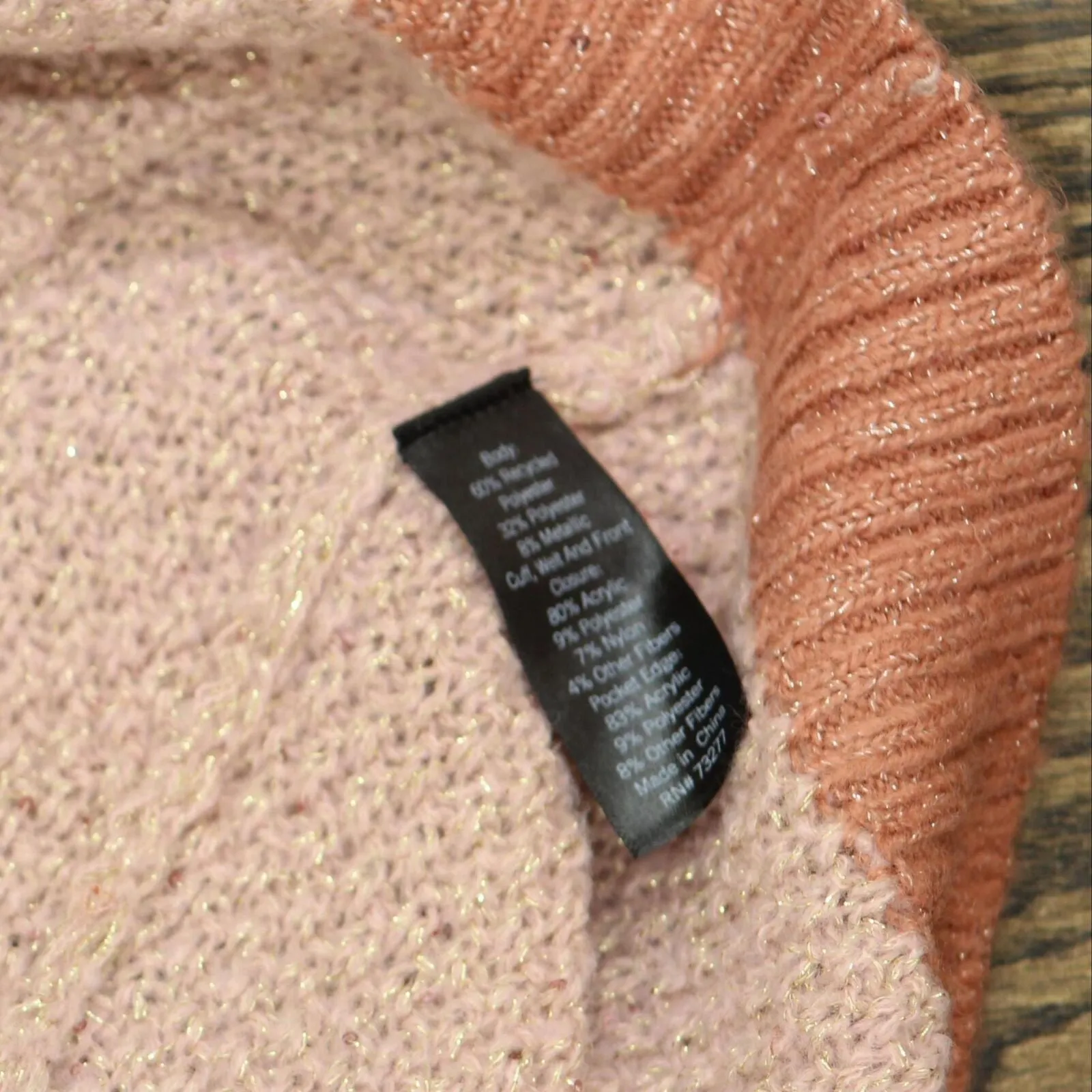 Lc Lauren Conrad Women's Metallic Cardigan Sweater WL23S032RS
