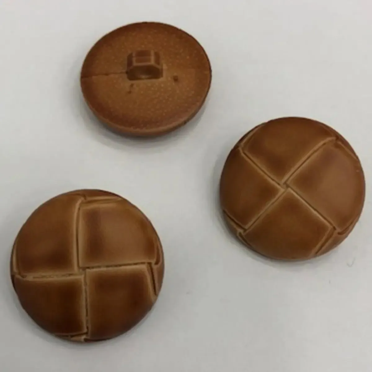 Leather Look Shank Football Buttons - Cardigans, Jackets