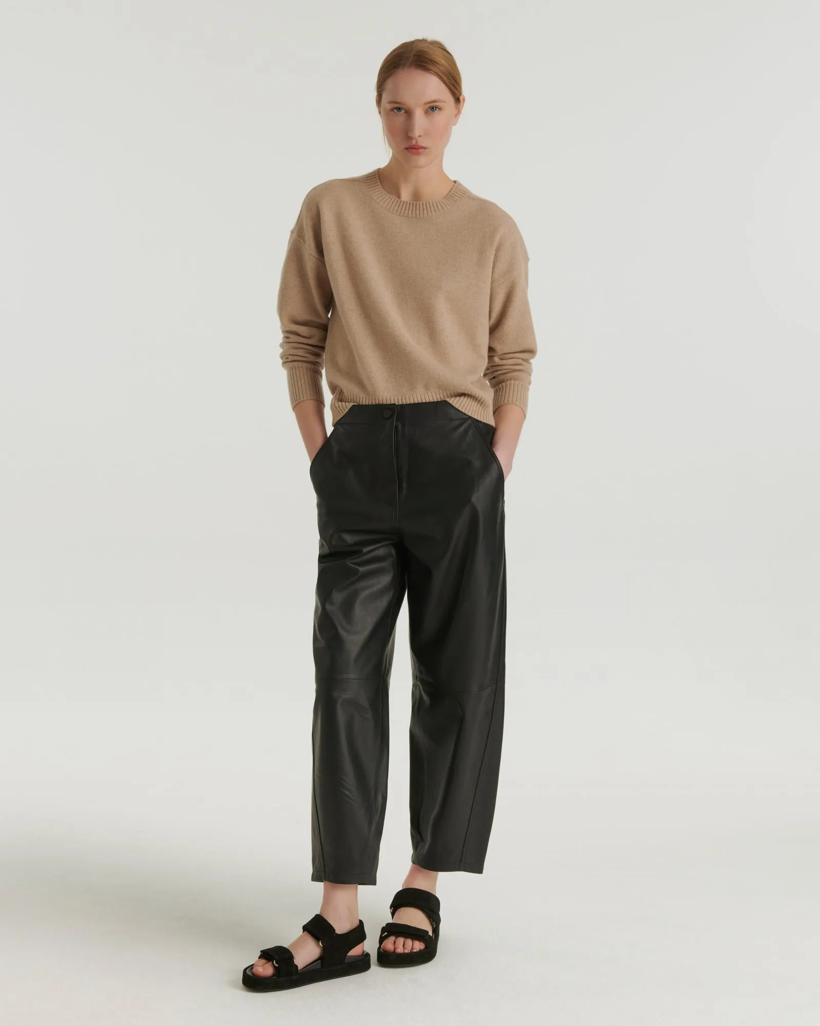 Leather trousers