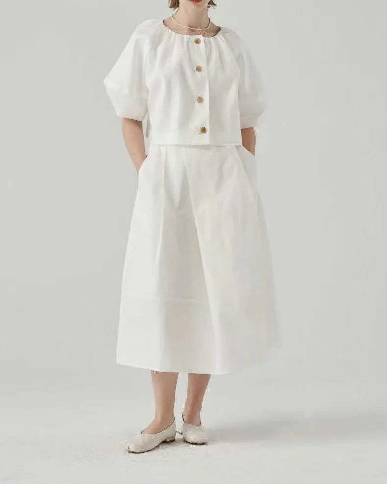 LEIF TOP STRIPE WHITE
