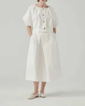 LEIF TOP STRIPE WHITE