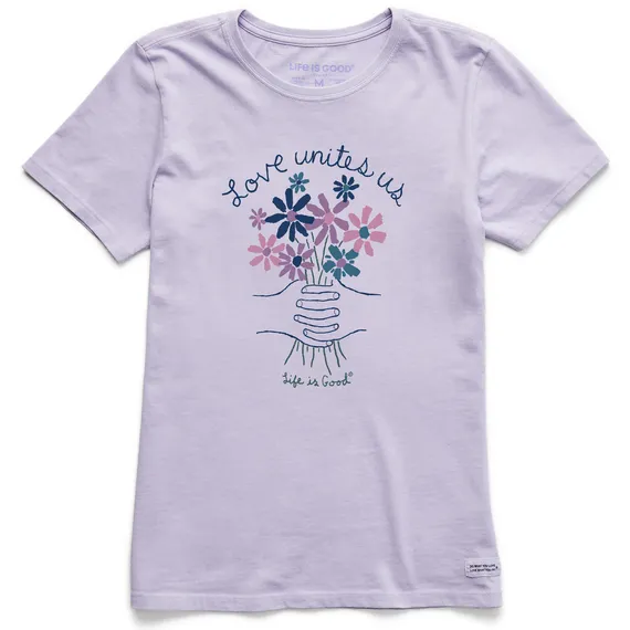 Life Is Good Women's Tee, Lilac Purple (Size XXL)