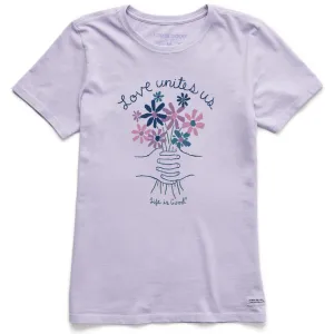 Life Is Good Women's Tee, Lilac Purple (Size XXL)