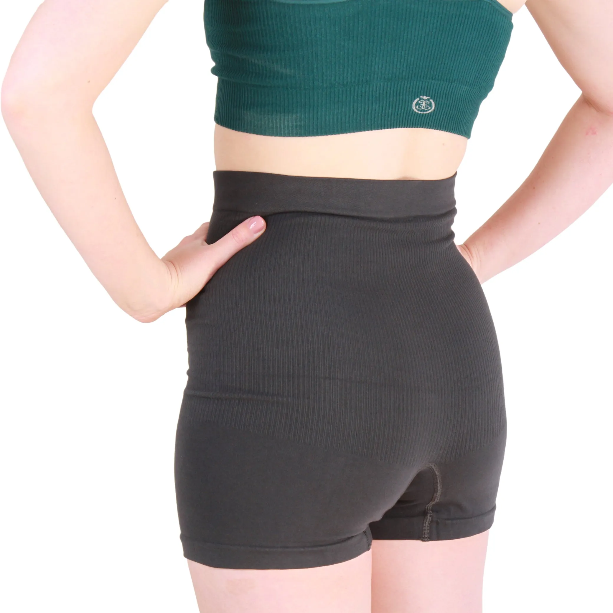 Light Support High Waist Ostomy Boxers -Soft Bamboo
