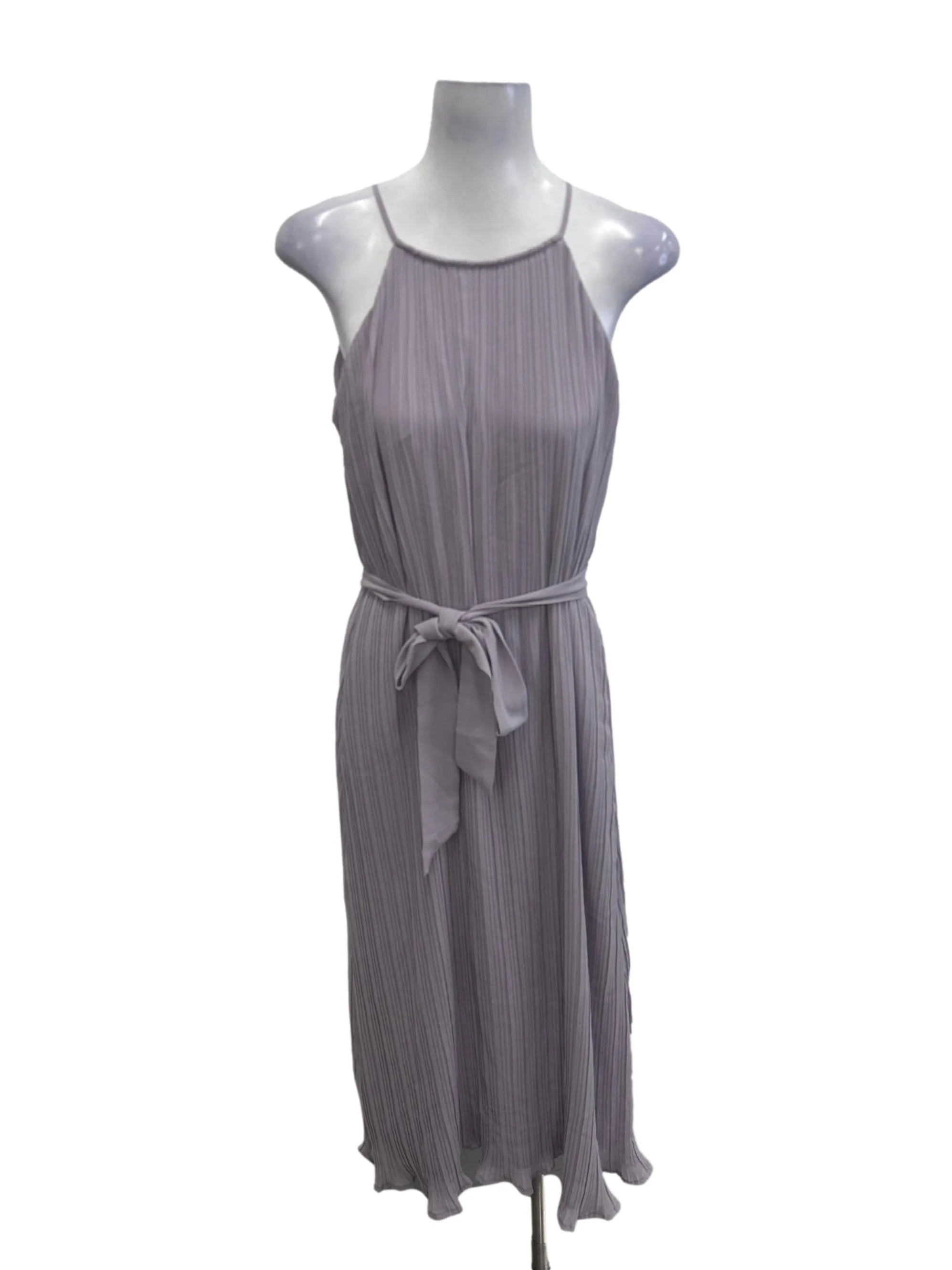 Lilac Pleated Dress