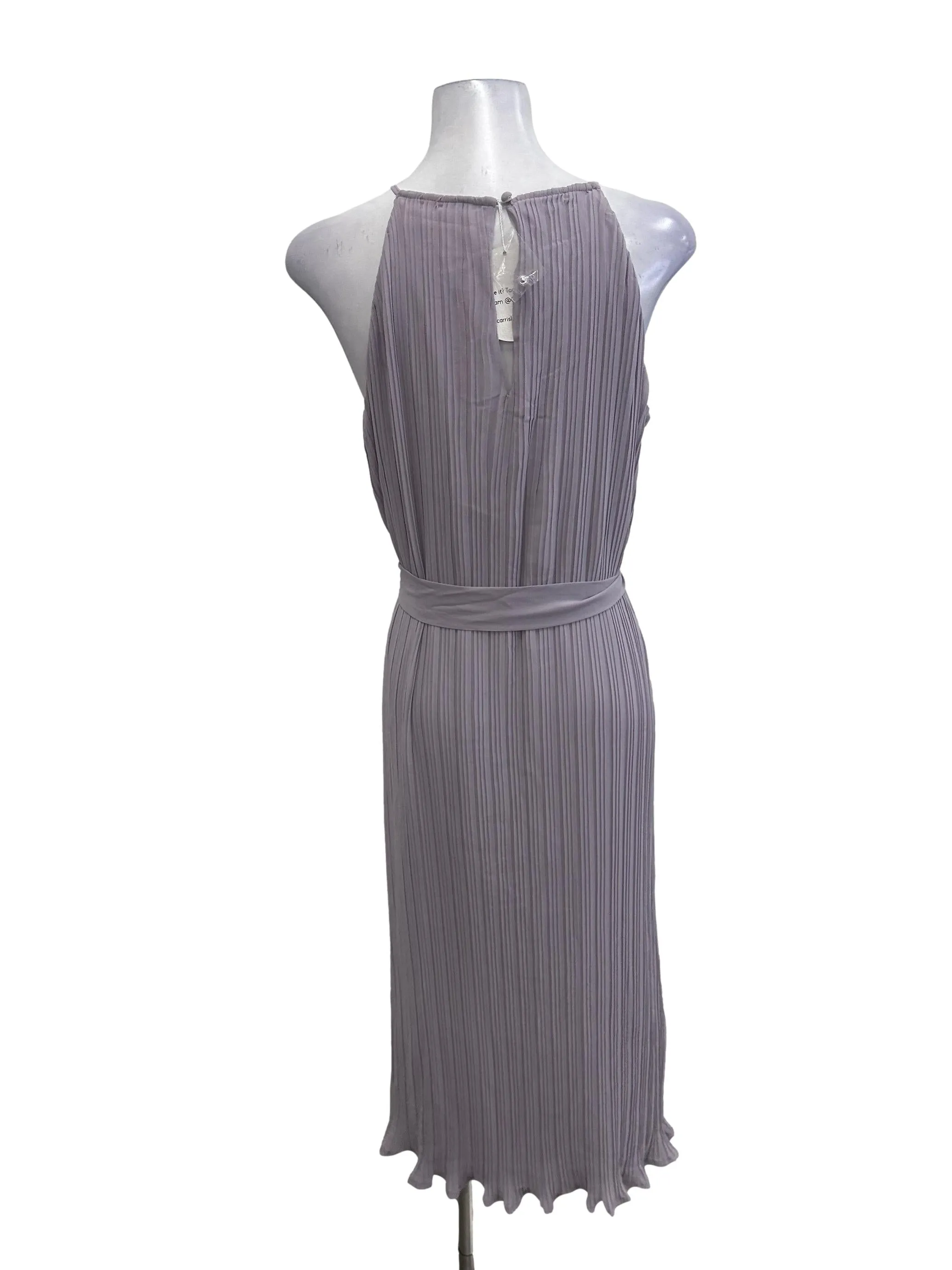 Lilac Pleated Dress