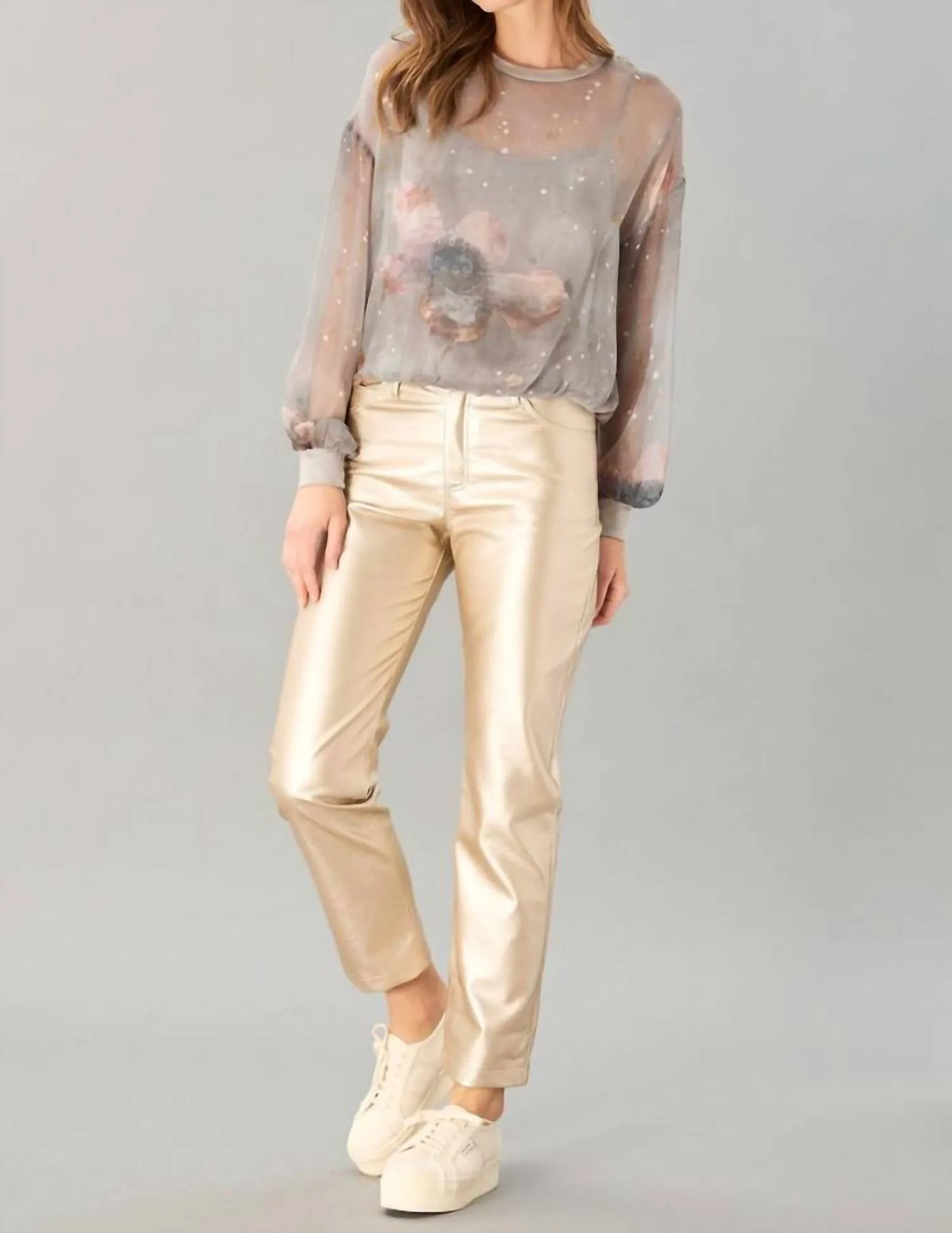 Lola & Sophie - Printed Chiffon Twofer