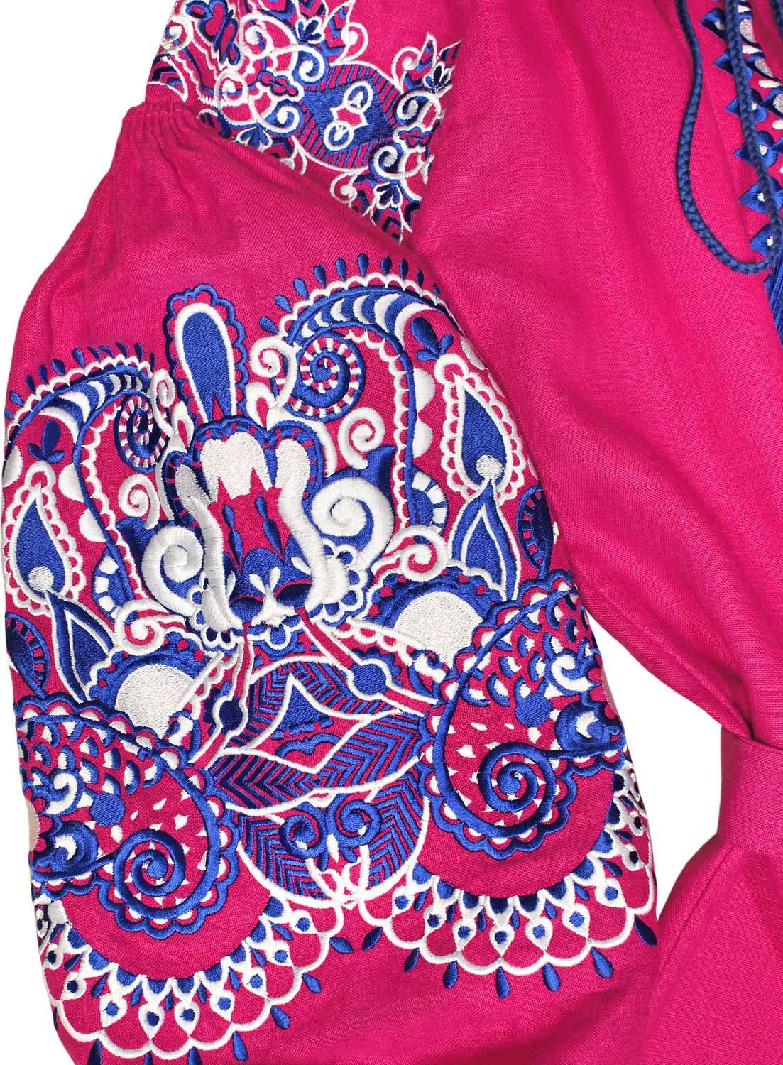 Long embroidered Boho style kaftan