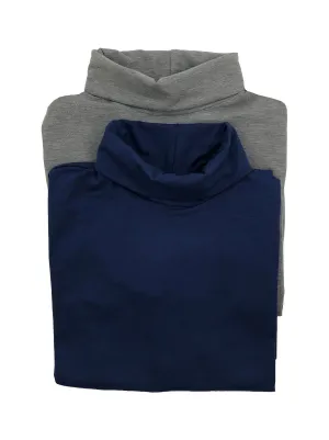 Long Sleeve Cotton Modal Turtleneck 2-Pack