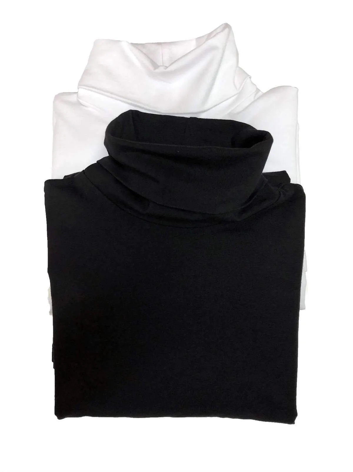 Long Sleeve Cotton Modal Turtleneck 2-Pack