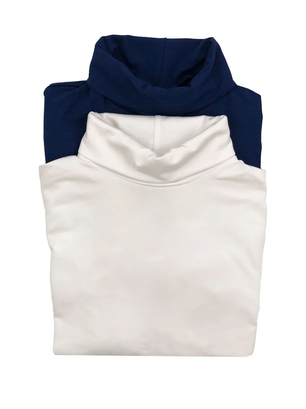 Long Sleeve Cotton Modal Turtleneck 2-Pack