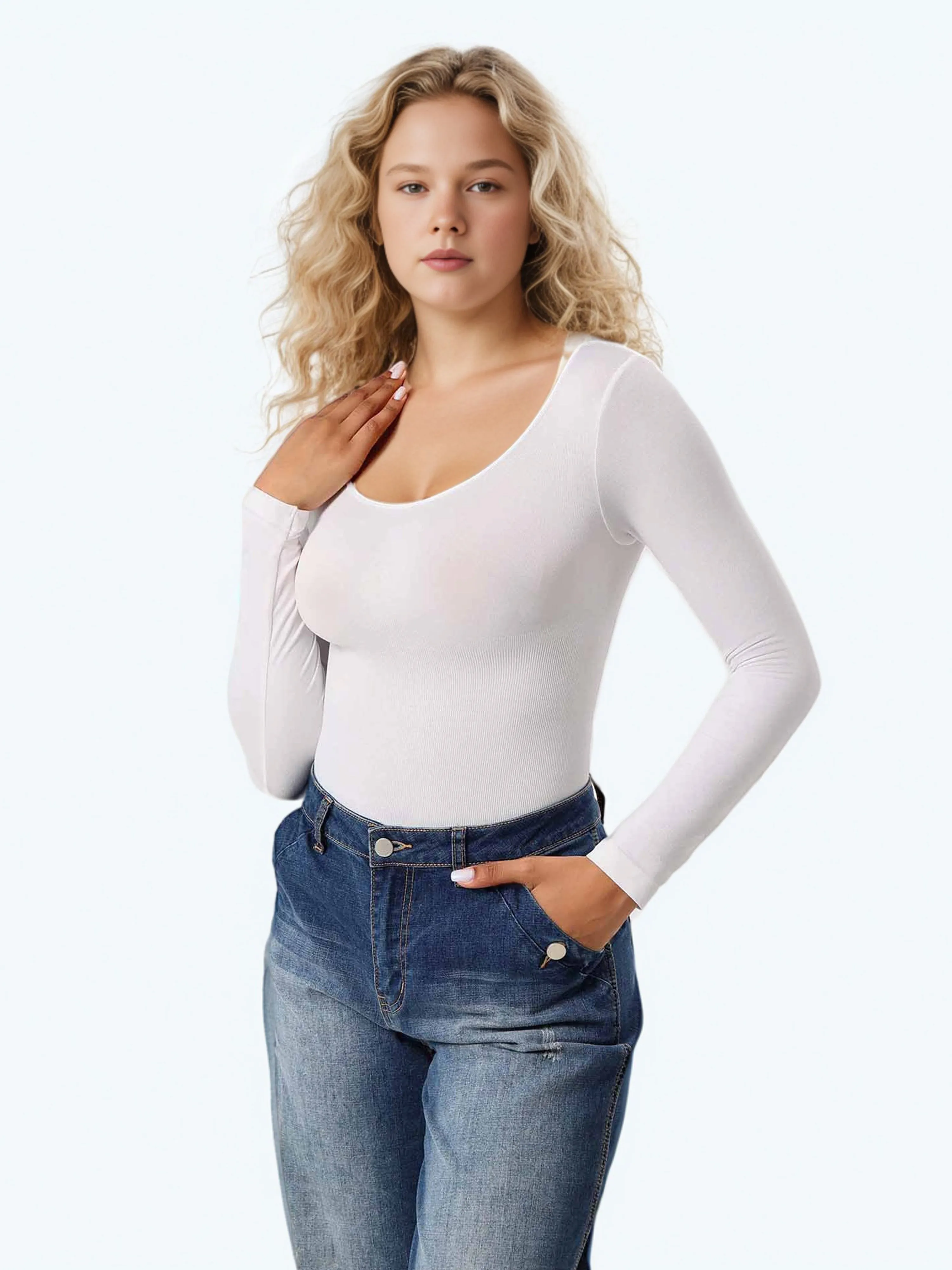 Long Sleeves Spandex Bustiers Shapewear