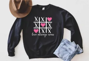 Love Always Wins Sweatshirt | Unisex Super Soft Fleece Sweatshirt