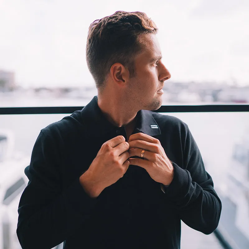LS Modal Polo - Black