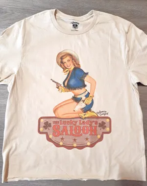 Lucky Lady Saloon T-Shirt - WS