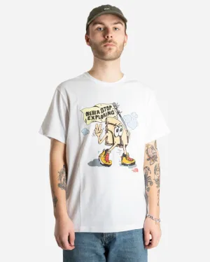 M S/S Graphic Tee - White