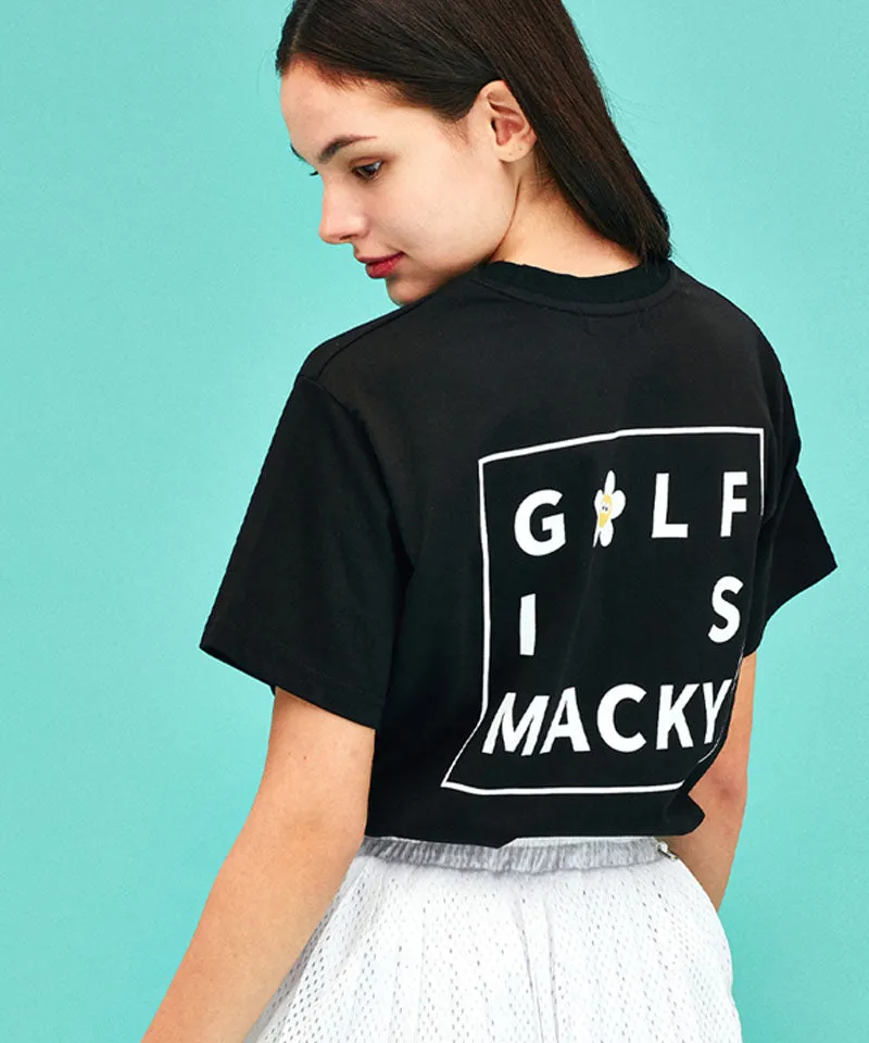 MACKY Golf: Is Macky T-Shirt - Black